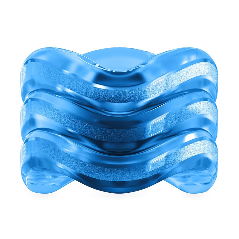 Shark Wheel 60 mm 78a, Skateboard Cruising Wheels, California Roll, Sapphire, Set of 4 Wheels