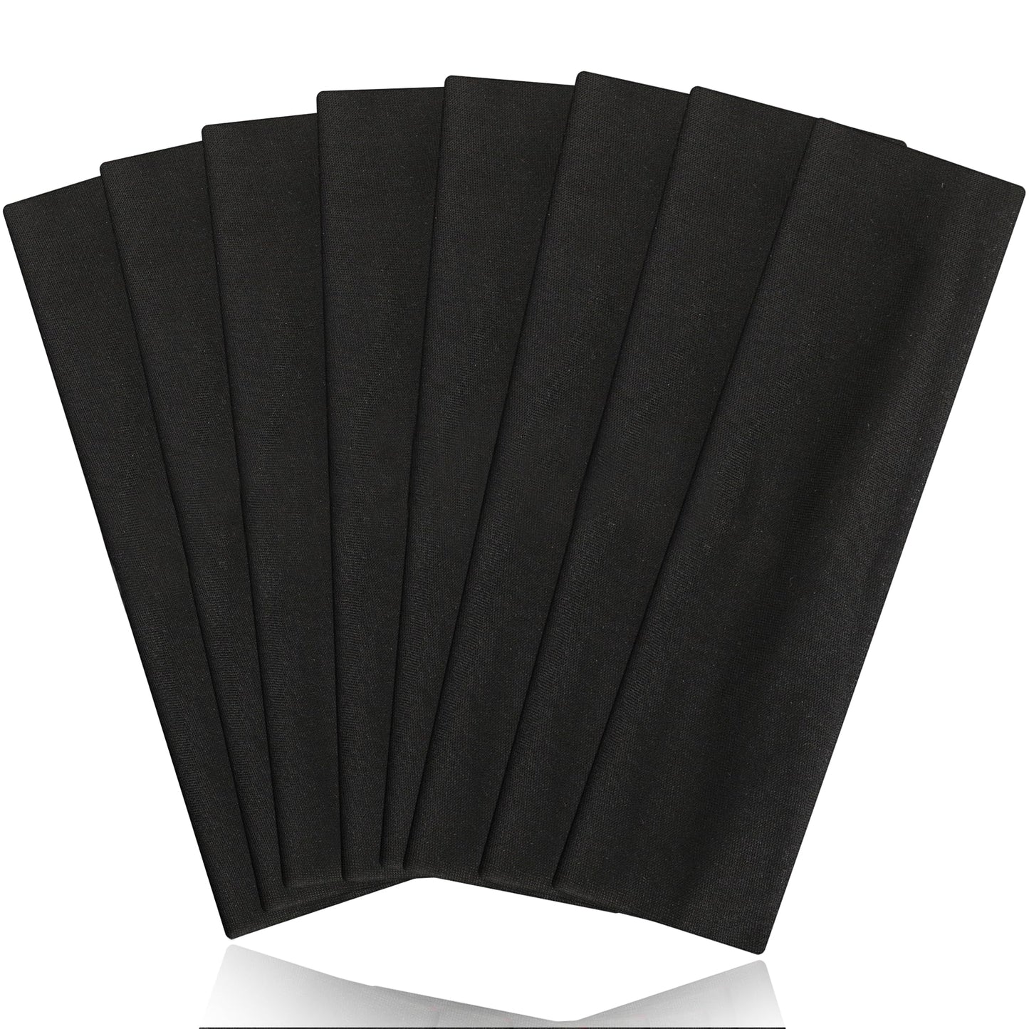 Headbands for Women 8PCS, Non Slip Sports Headband Elastic Soft Running Fashion Headband Absorb Sweat Headbands for Men for Women