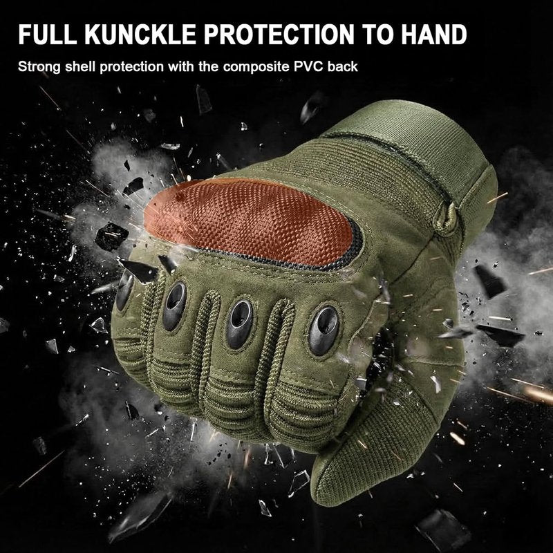 Utility Gloves for Men - Motorcycle Touchscreen Riding Gloves | Breathable & Lightweight for Cycling Sports