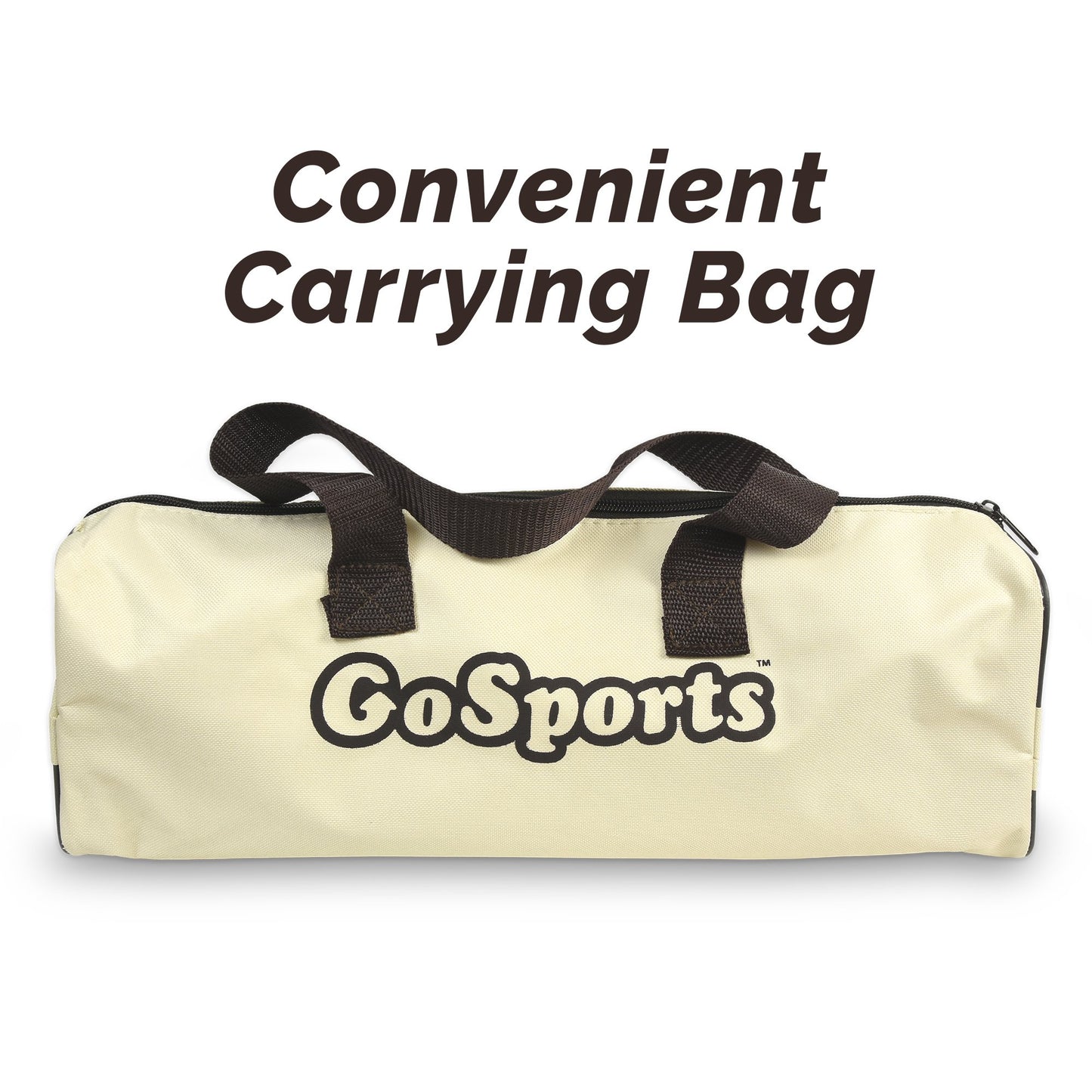 GoSports Premium Wooden Ring Toss Game with Carrying Case, Outdoor Fun for Kids and Adults