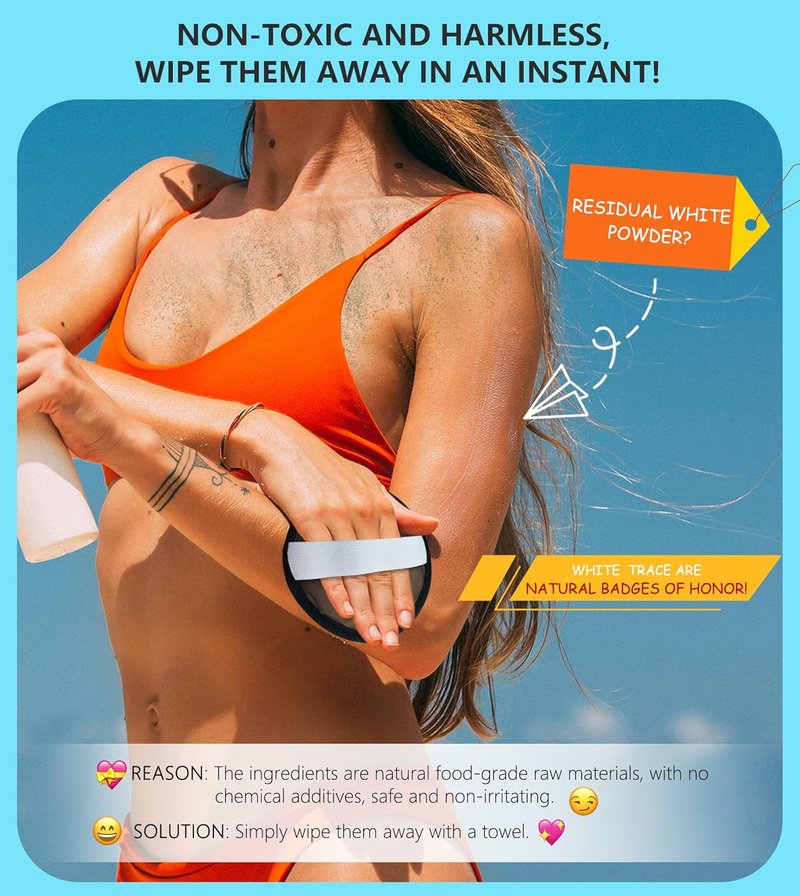 Sand Remover Beach Cleaner Mitt - Essential Vacation Accessory for Family Trips | Ideal for Hawaii & Cruise Ships