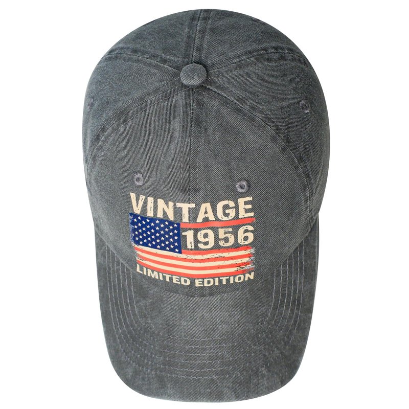70th Birthday Gifts for Men, Unique 70 Year Old Birthdays Gift Ideas, 1956 Cool Birthday Gifts for Man Husband Dad Grandpa 70th Birthdays Decorations - Adjustable 70 Year Old Bday Hat Baseball Caps