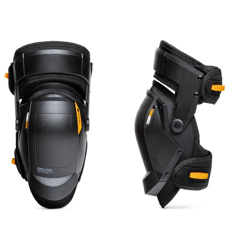 ToughBuilt - GelFit Thigh Support Knee Pads, Heavy-Duty Gel Cushioning with Ergonomic Thigh Support, Adjustable Straps, and Shock-Absorbing Protection, Pefect for Construction (TBL-KP-G3)
