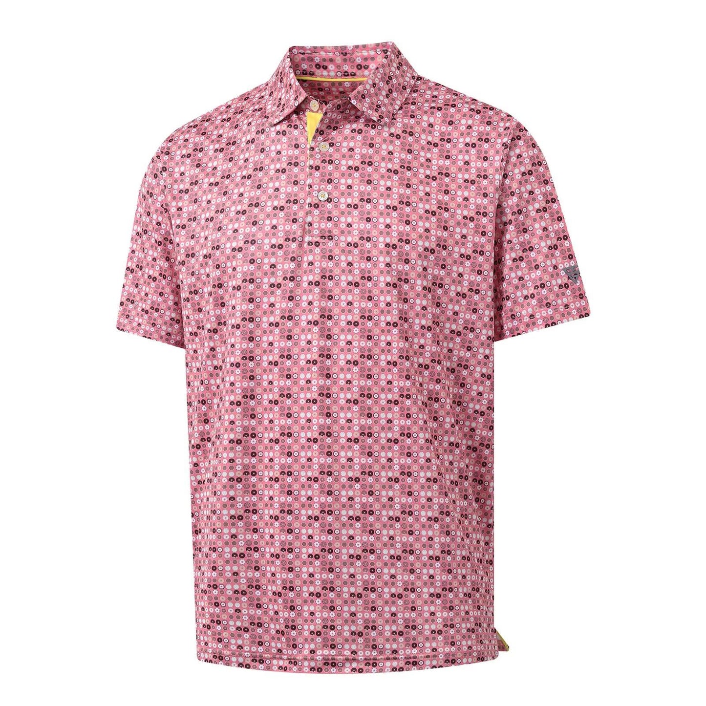 M MAELREG Golf Shirts for Men Dry Fit Print Patterns Performance Moisture Wicking Mens Polo Shirts Short Sleeve