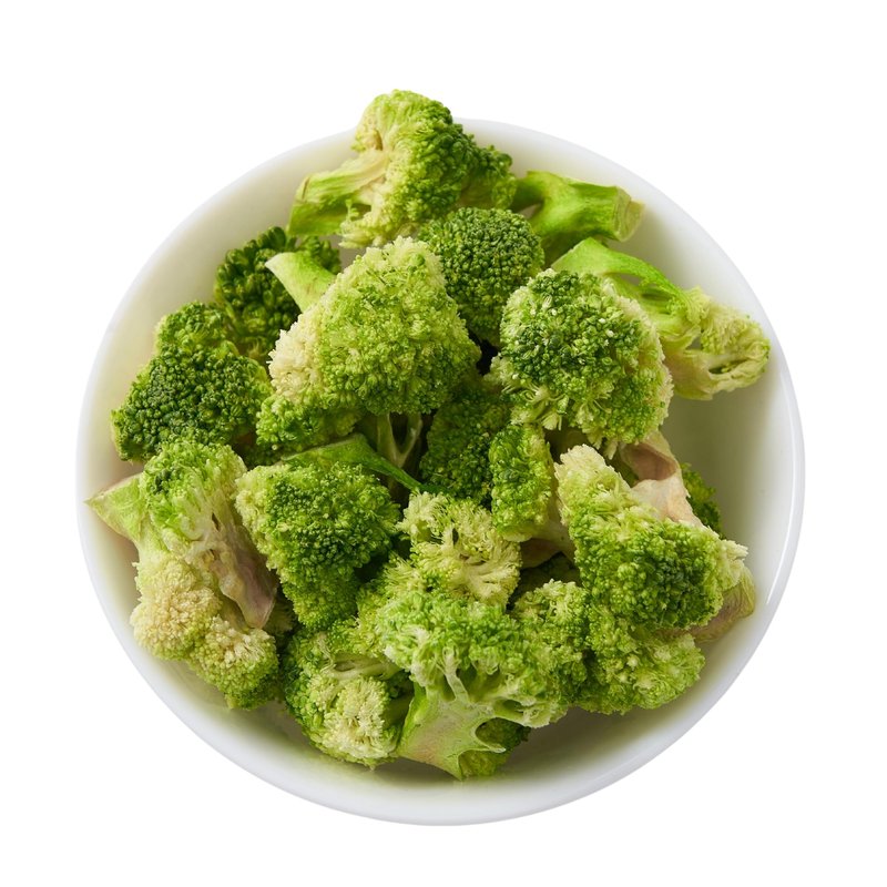 Nat Flav Freeze Dried Broccoli | 5.3oz | 100% Natural Broccoli | No Sugar & Additives | Non-GMO & Vegan Friendly | Healthy Snacks for Kids or Adults | Freeze Dried Backpacking & Camping Food