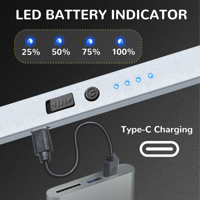 4 Pack Electric Candle Lighter USB Rechargeable Lighters Windproof Plasma Arc Lighters Flameless Type C Long Lighter with Safety Switch for Candle BBQ Camping Birthday Fireworks