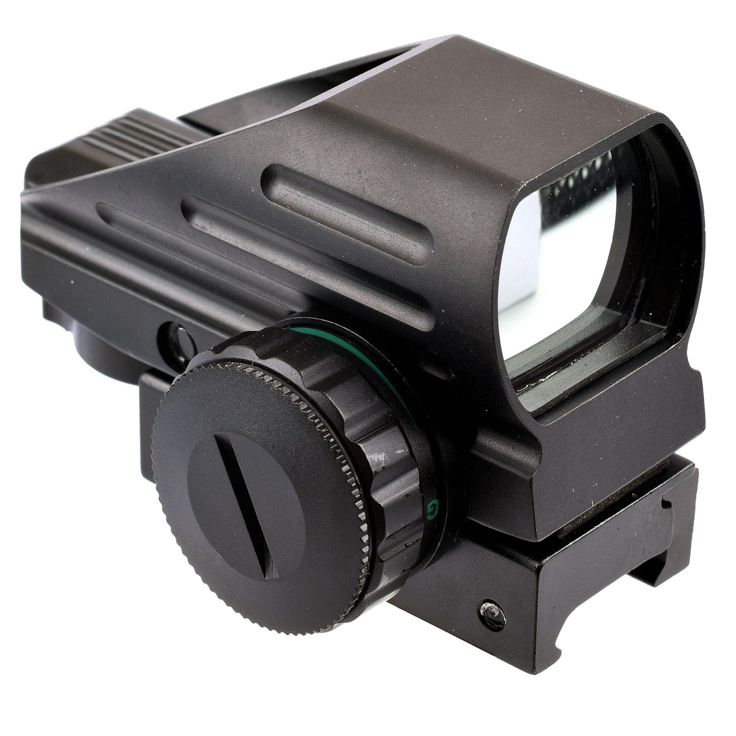 WIPBOTEN Red Green Reflex Rifle Scope Dot Sight with 4 Different Reticle Black