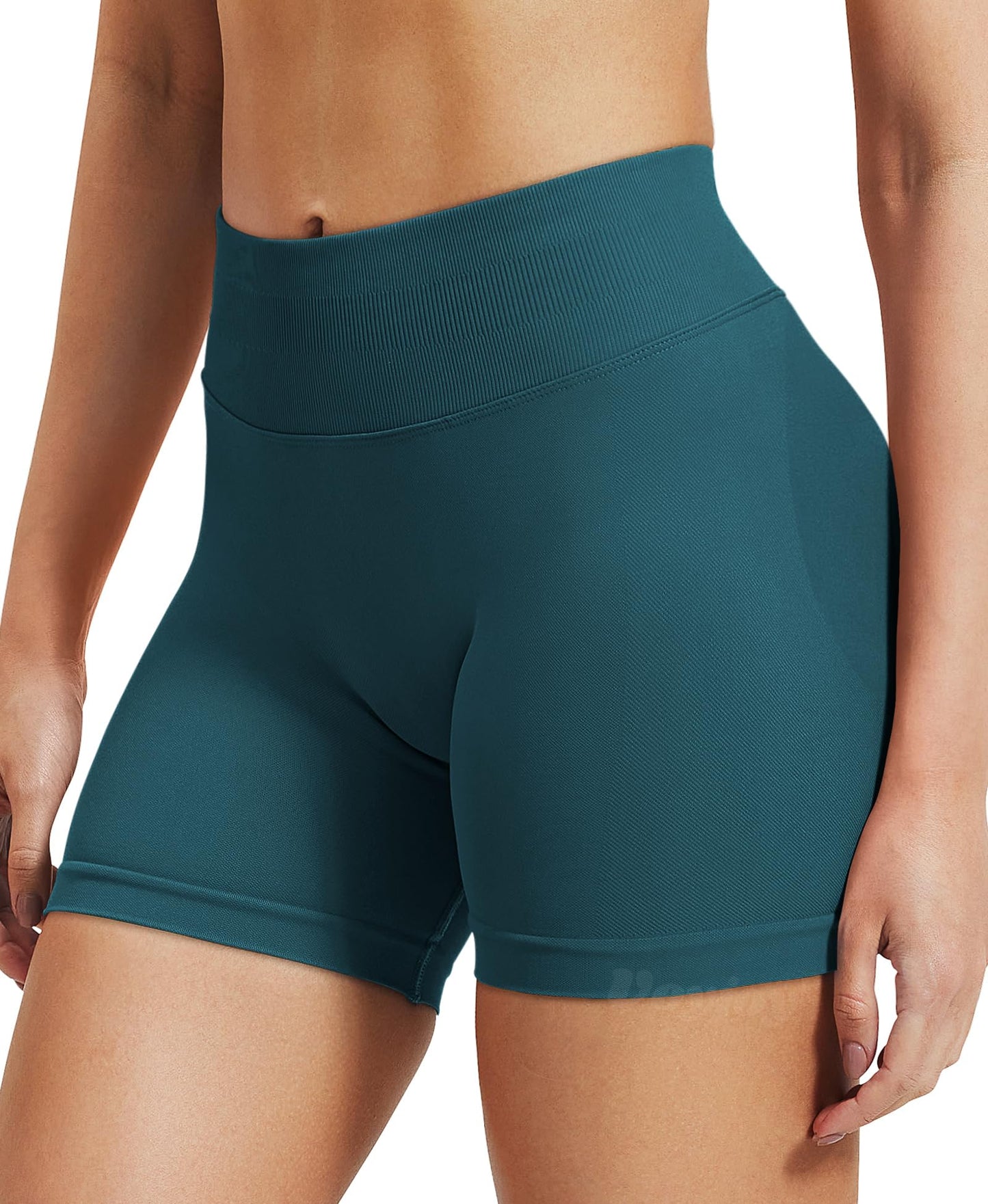 VOYJOY Women Workout Impact Shorts 2.5"/ 3.6"/ 4.5"/ 6" Scrunch Butt Lifting Gym Seamless Booty Biker Shorts