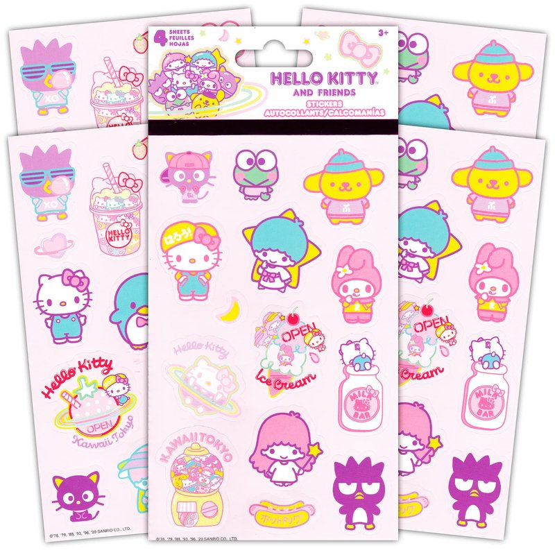 Hello Kitty Jump Rope for Kids - Hello Kitty Outdoor Playset Bundle with Hello Kitty Skipping Rope for Girls Plus Stickers, More | Hello Kitty Jumping Rope Fun Toy and Fitness