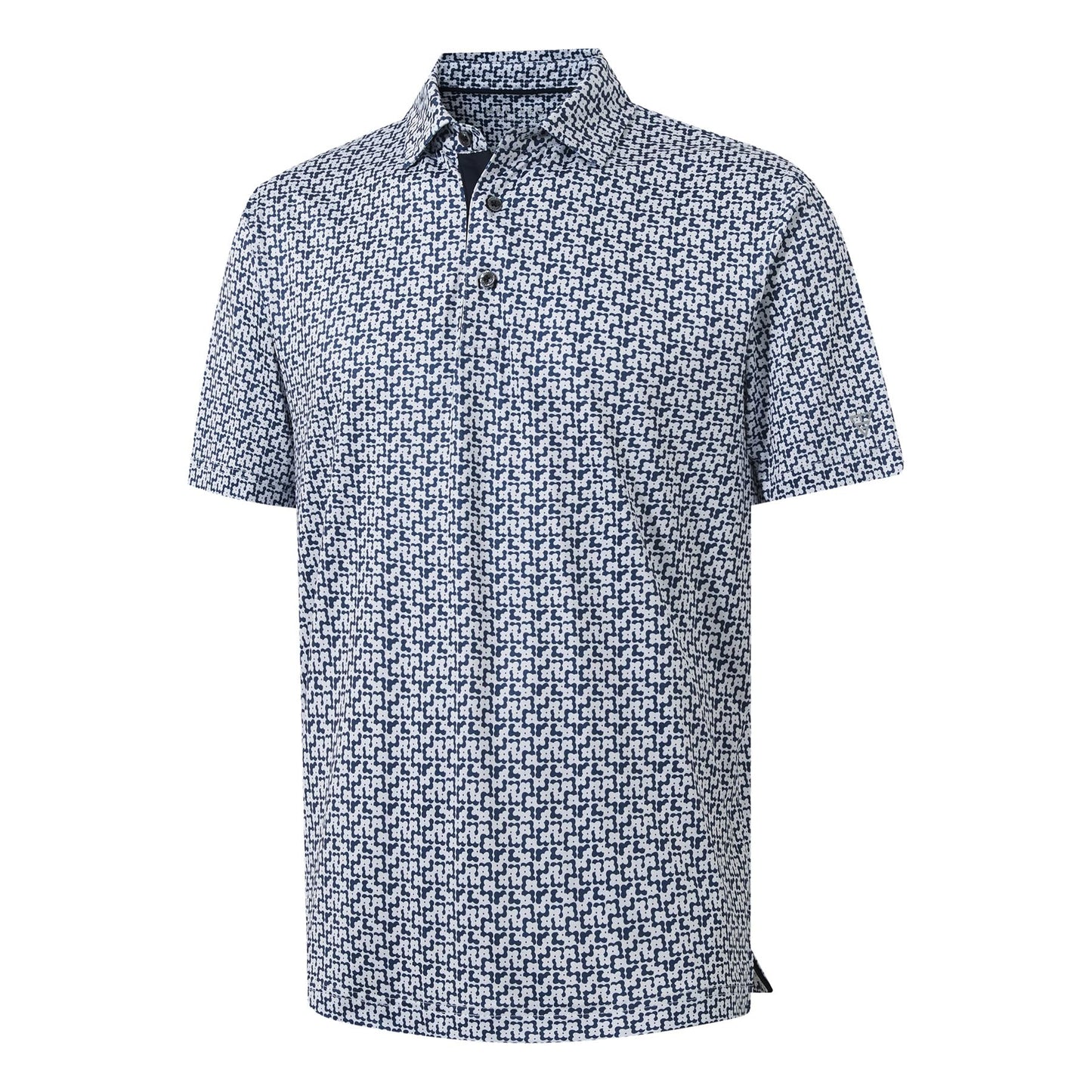 M MAELREG Polo Shirts for Men Quick Dry Fit Short Sleeve Performance Moisture Wicking Print Men’s Golf Shirts