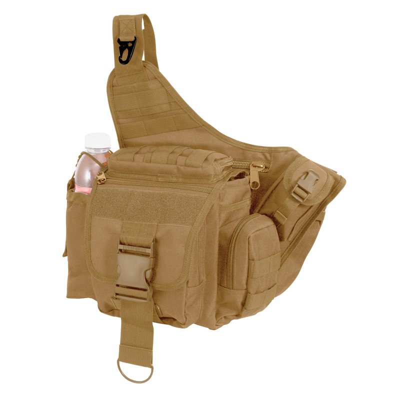 Rothco Advanced Tactical Bag - Durable EDC Shoulder Bag with Discreet Utility Storage, Coyote Brown