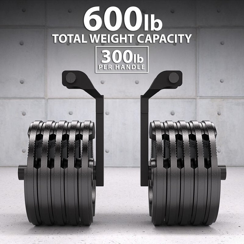 Synergee Farmer Walk Handles. Set of 2 Farmer Walk Carry Handles. Portable Exercise Equipment. 600lb Max Weight Capacity.