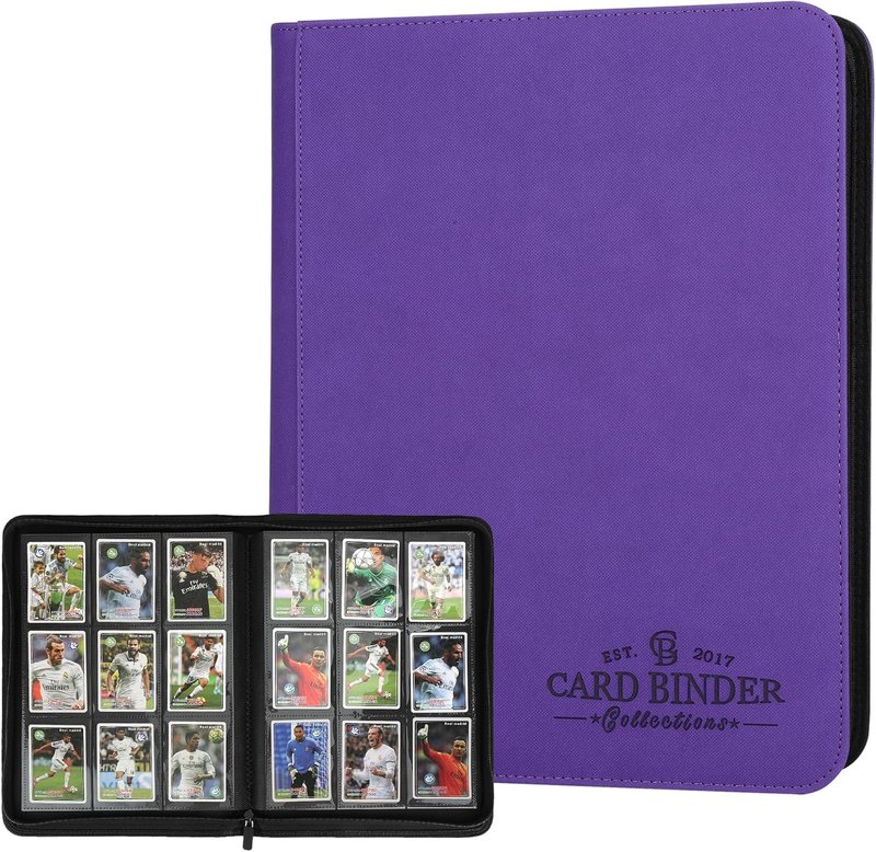 Trading Card Binder - 540 Pocket Album for TCG, MTG, Baseball & Yu-Gi-Oh Cards | Side Loading Design