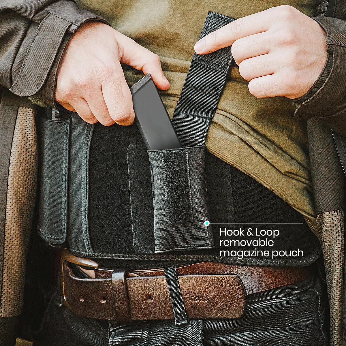 Belly Band Holster for Deep Concealment - Military-Grade Durability & Extra-Wide Comfort | Fits 99% of Handguns