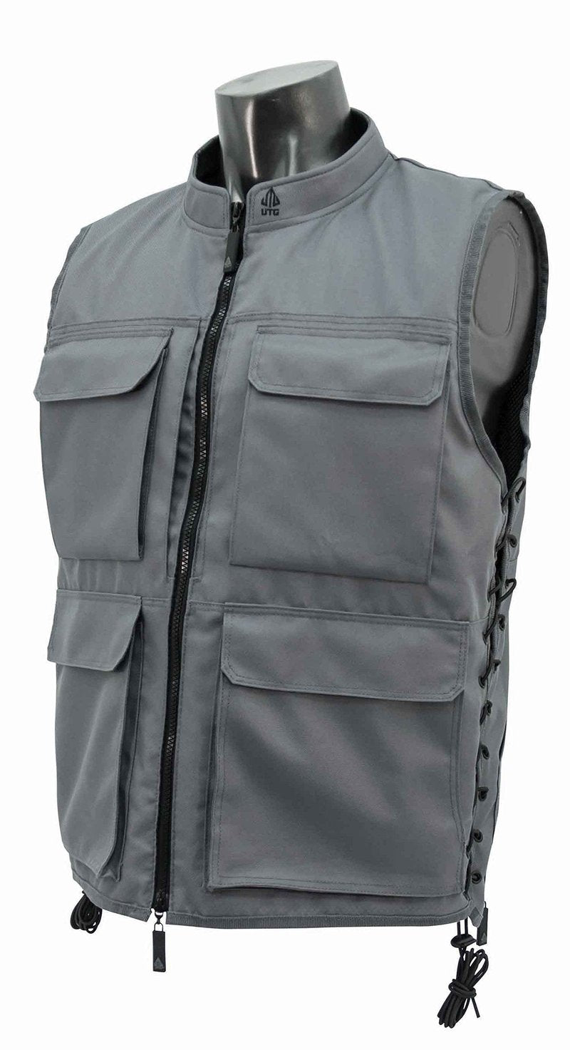 UTG Unisex Adult Modern Tactical-vests, Gray/Black, M - XL US