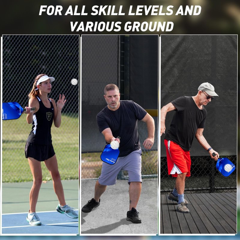 YOOWIND Pickleball Balls, 12 Pack 40 Holes Outdoor Pickleball Balls, Perfectly Balanced, High Elasticity and Durable Pickleballs for Beginners and Professional (Creamy White, 12 Pack)