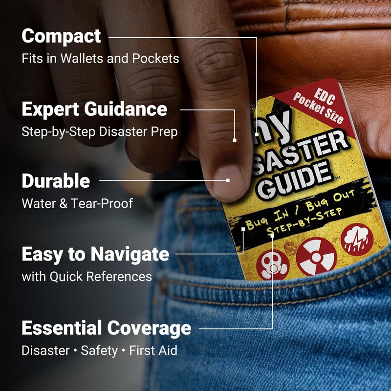 Tiny Survival, Disaster & First Aid Guide – Pocket Emergency Preparedness Handbooks for Safety, Crisis Response & Natural Disasters (3-Pack)