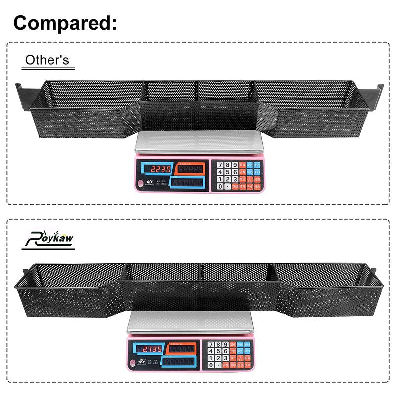 Roykaw Golf Cart Front Inner Basket Dash Storage/Tray Organizer for EZGO TXT - One Piece Solid Design