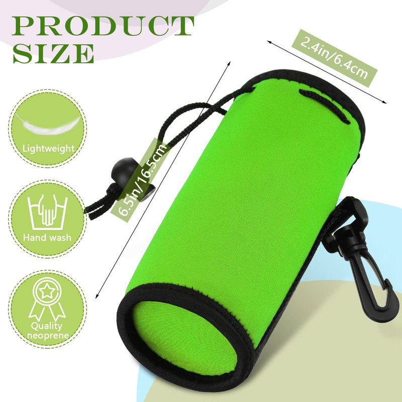 Remerry 4 Pcs Neoprene Water Bottle Sleeve Carrier Bag with Adjustable Strapinsulated Neoprene Sling Sleeve Canteen Flask Water Bottle Holder for 17 oz Stainless Steel/Plastic (1000 ml,Bright Colors)