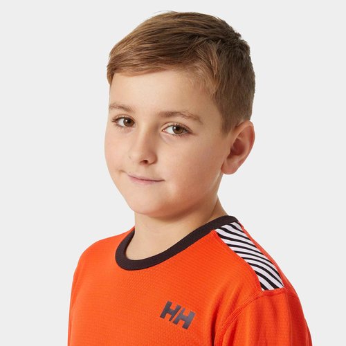 Helly-Hansen Unisex Kid's HH LIFA Active Set, 147 Cherry Tomato, 10