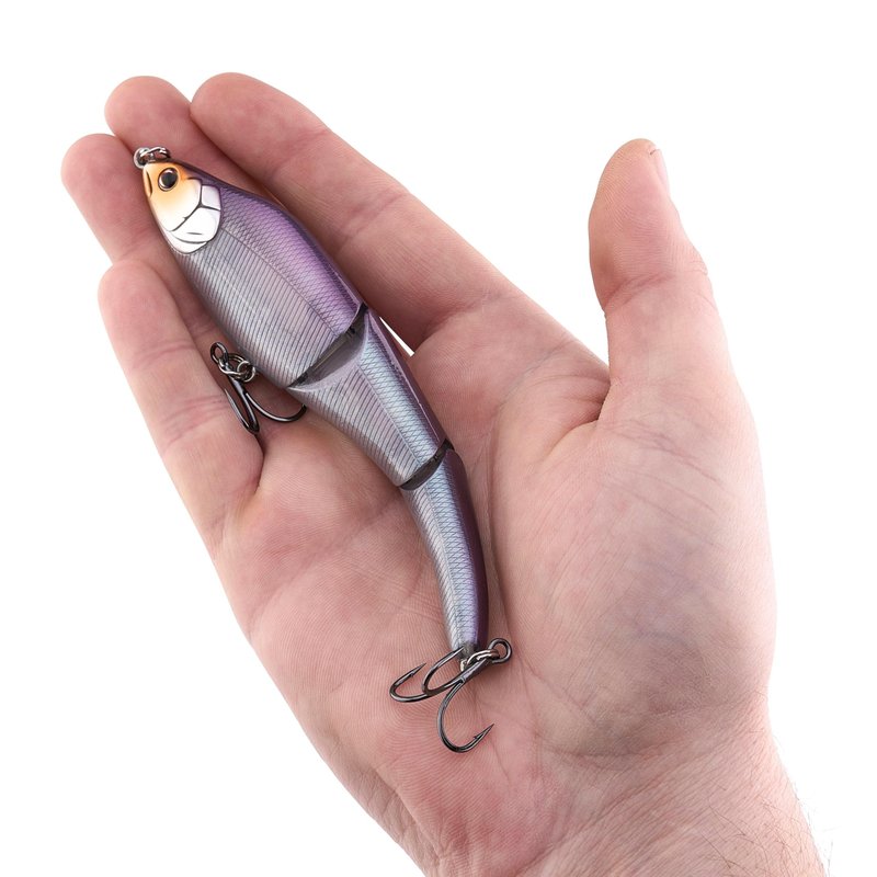 Berkley Magic Swimmer Fishing Lure, Blue Vapor, Size 125, 5 in, Maximum Forward Buoyancy Provides Optimal Lifelike Swim Action, Equipped with High-End Hooks