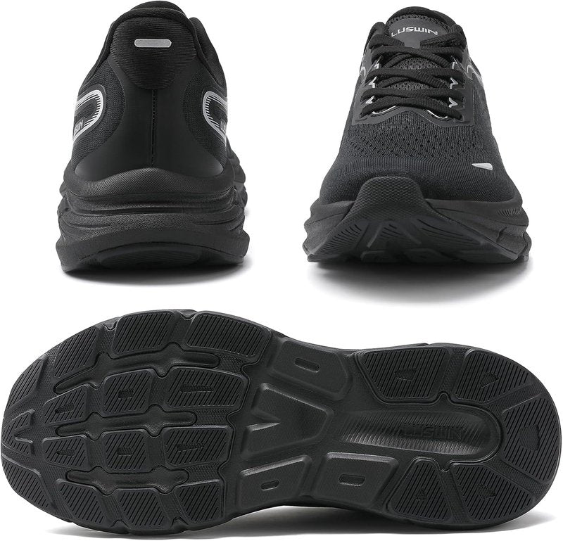 Men's Lightweight Walking Shoes - Breathable Cushioning Athletic Sneakers for Gym & Running | Non-Slip Comfort