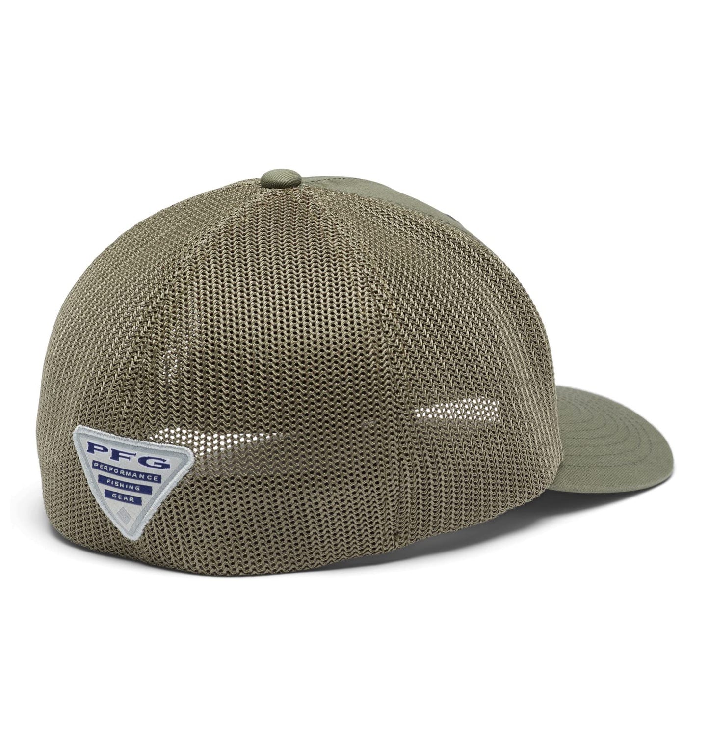 Columbia Unisex PFG Fish Flag Mesh Ball Cap - Low, Cypress/Bass Flag, Large/X-Large