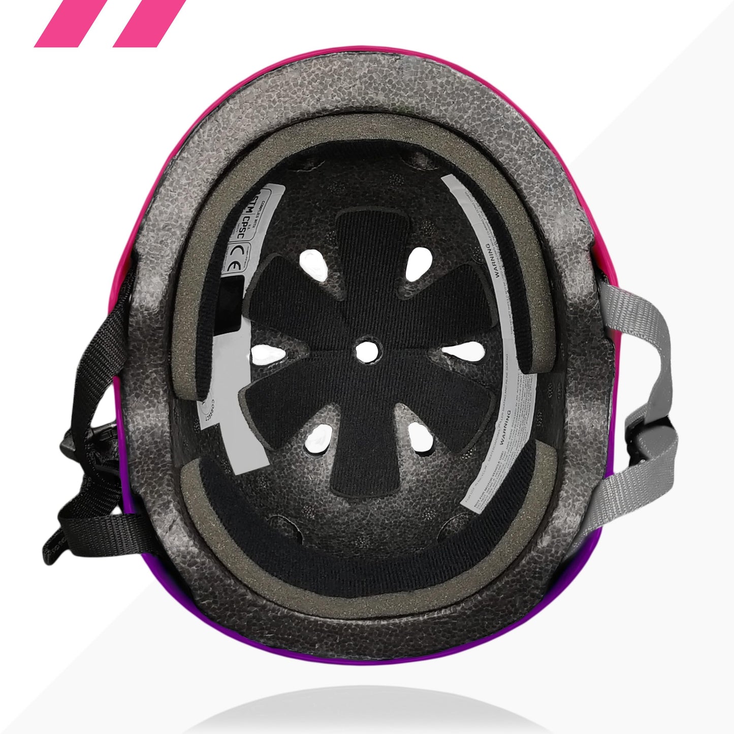 80SIX Triple Certified Multisport Helmet - Ideal for Bike, Scooter, Skateboard, Roller Skate and Inline Skate