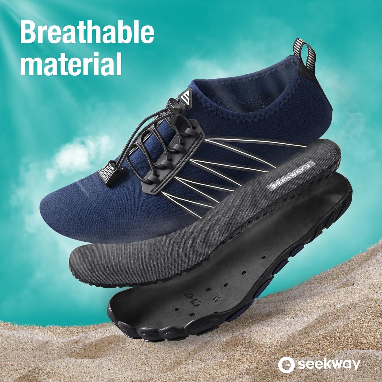 Water Shoes for Men & Women - Quick-Dry Aqua Socks for Beach, Swim, River, Pool, Lake, Hiking, Kayaking, Surfing