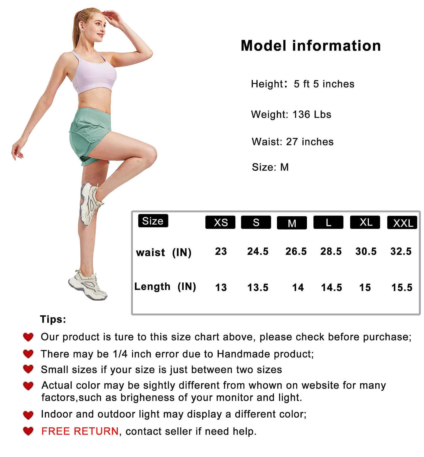 YLDUJ AMUM Women Sport Shorts with Liner High Waisted Running Fitness Shorts 2023 Summer Athletic Spandex Shorts Bean Green M