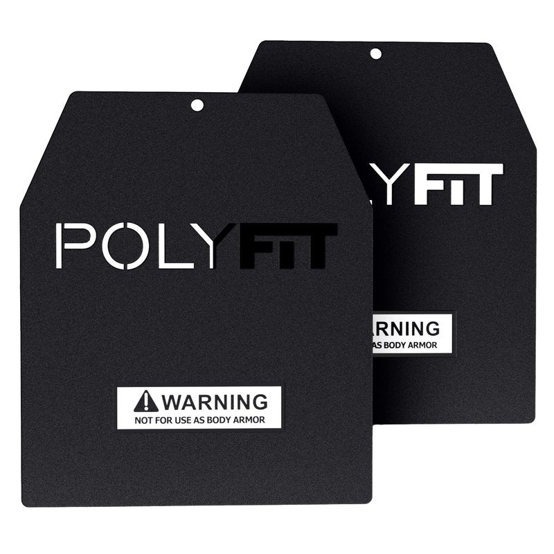 Weighted Plates for Weighted Vest, Strength Training, Running, and Workouts - 9lb (Pair) - Black