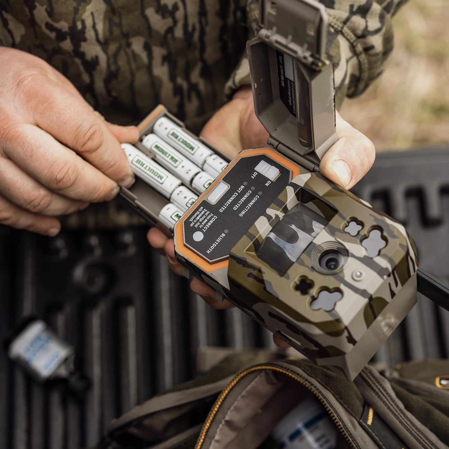 Moultrie Edge Pro Cellular Trail Camera - 1080p HD Video, Auto Connect, 100ft Detection Range | Nationwide Coverage, False Trigger Tech