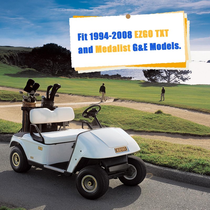 CLUBRALLY Golf Cart Brake Cable Set, Stainless Steel Core Cable for Driver & Passenger Side, Fit 1994-2008 EZGO TXT and Marathon Medalist Gas&Electric Golf Cart,OEM#70969-G03