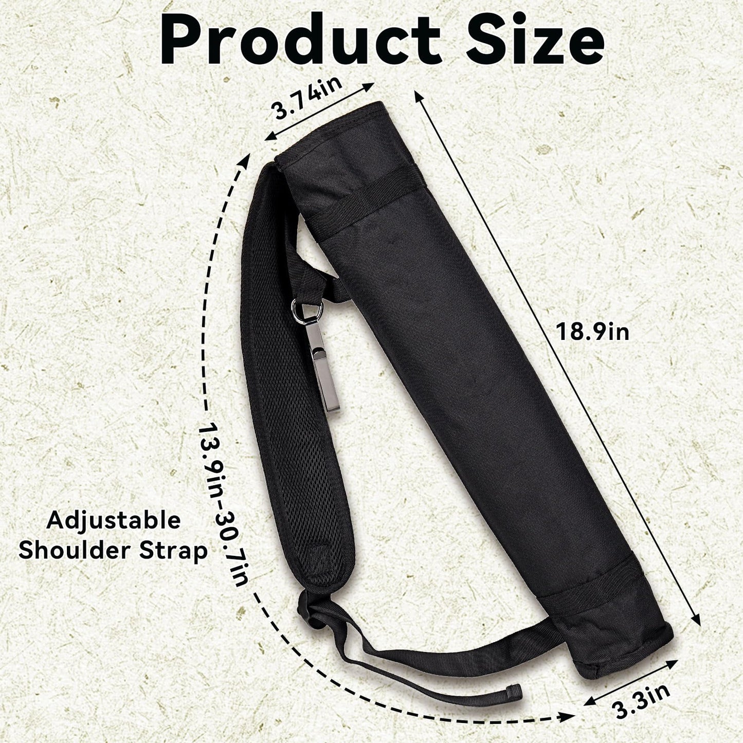 NEATABY Archery Arrow Quiver Holder, Side Hip Arrows Bag, Hip Quivers Adjustable Arrow Backpack Bag Holder for Target Archery Crossbow Compound Recurve Bow Practicing Hunting, Black