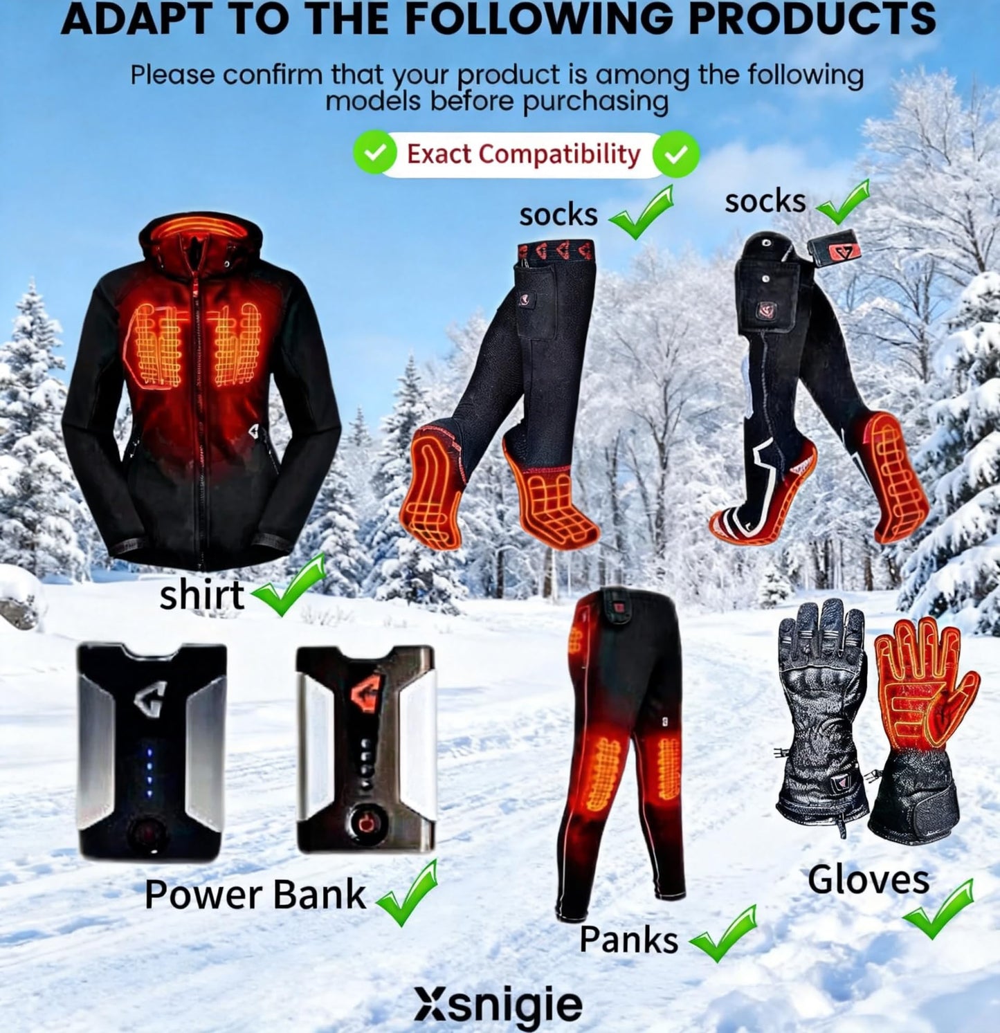 7V / 7.4V Heating Vest Battery Charger Compatible with Gerbing Dual Heated Vest/Heating Gloves/Seat Cushion/Jacket, for Gyde Charges 2 Batteries Replacement 8.4V 1.2A G0715U Power Adaptor Cord