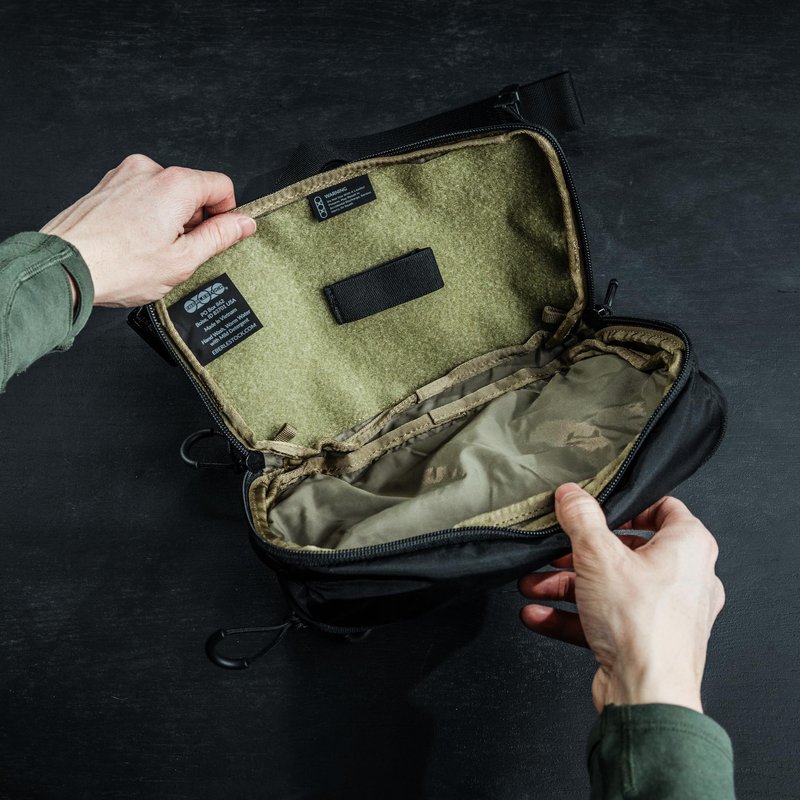 Eberlestock Bando Bag XL - Tactical Men's Fanny Pack w/Adjustable Waist Belt, Zippered Pockets, Compact Lightweight Belt Bag, Everyday Hip Pouch for Travel Outdoor Running Hunting, Coyote Brown