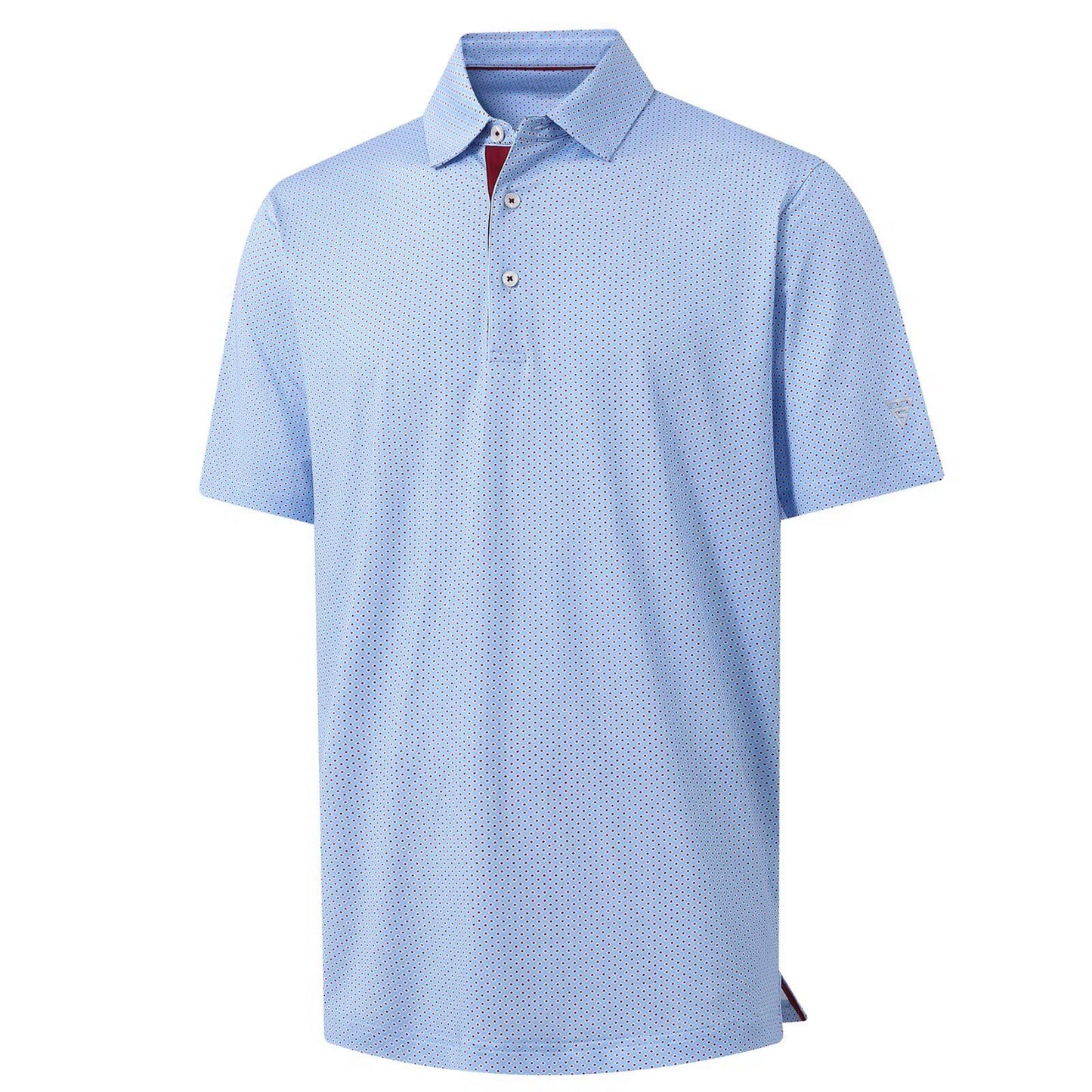 M MAELREG Golf Shirts for Men Dry Fit Print Patterns Performance Moisture Wicking Mens Polo Shirts Short Sleeve