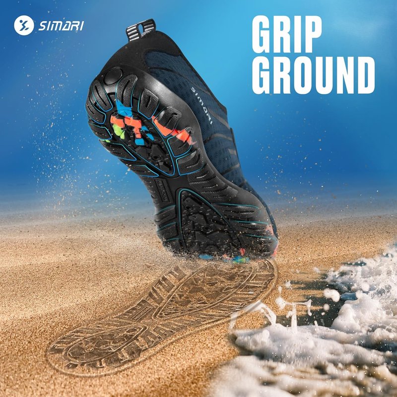 Water Shoes for Women & Men - Barefoot Quick-Dry Aqua Socks | Lightweight Non-Slip Swim Shoes for Surfing, Swimming, Beach Sports, Kayaking