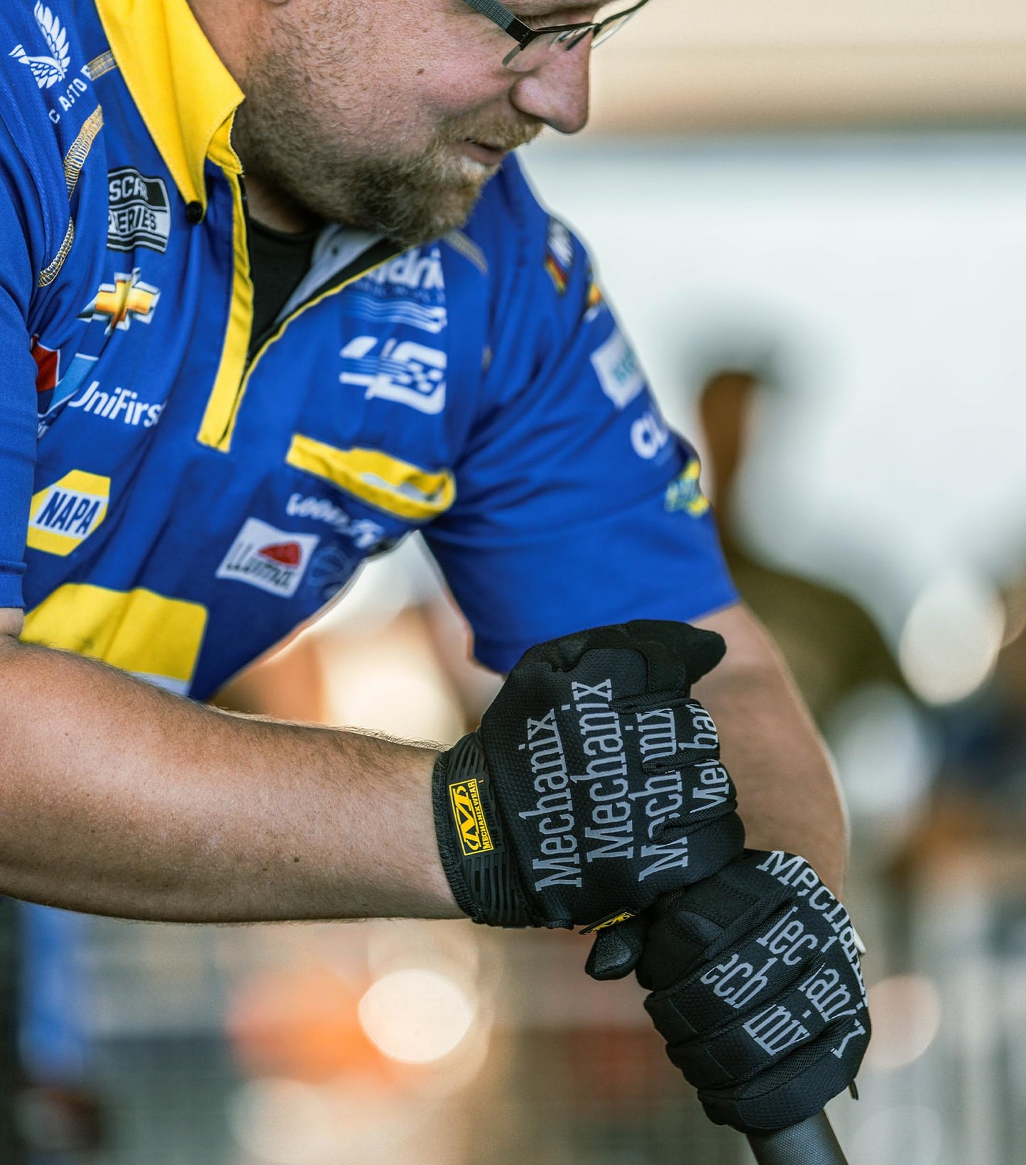 Mechanix Wear Original Work Gloves - Multi-Purpose Outdoor Work Gloves - Secure Fit - Durable & Machine Washable - Breathable & Comfortable - Large - Black