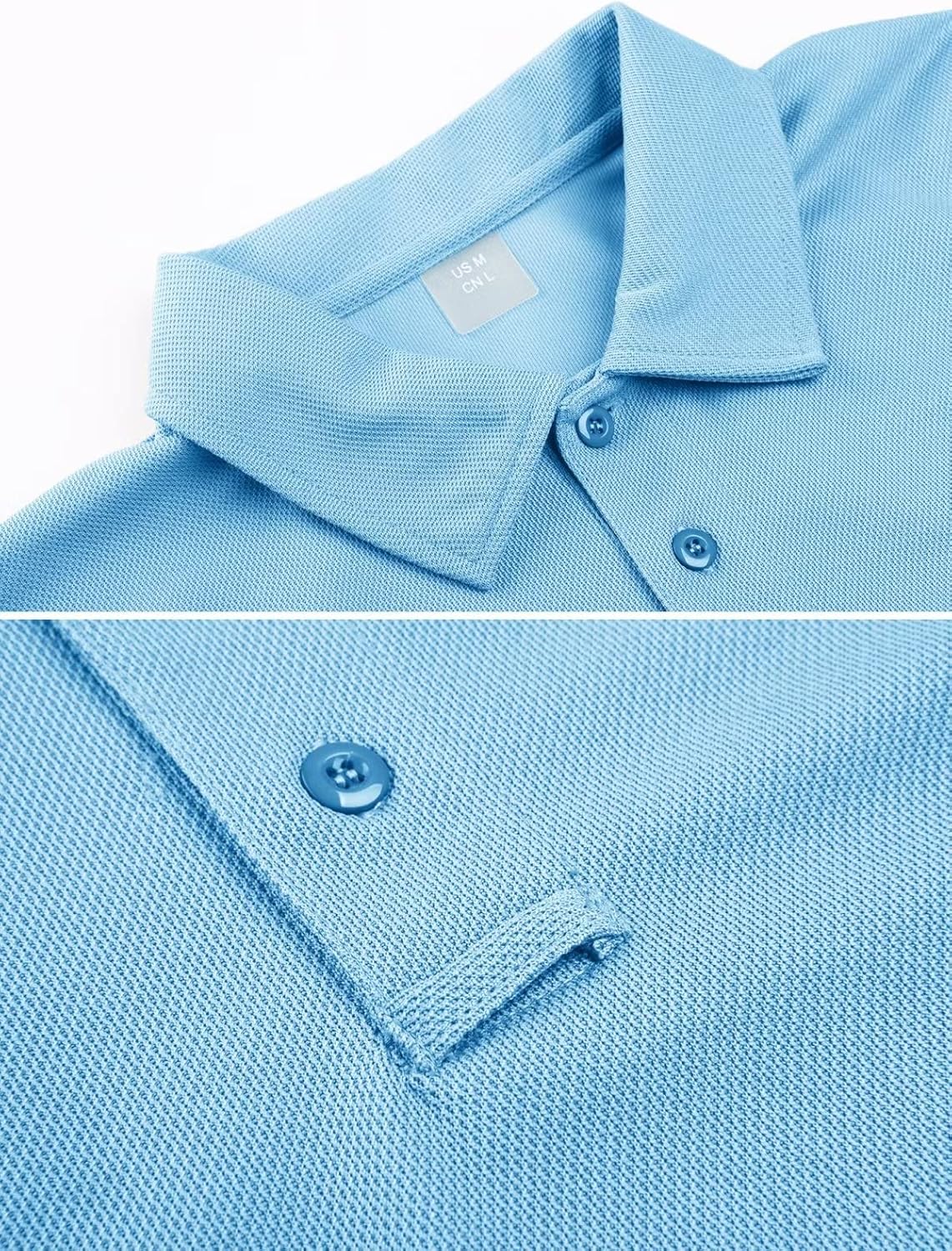 MAGCOMSEN Men's Quick Dry Tactical Polo Shirt - Short Sleeve Pique Jersey for Golf & Outdoor Activities