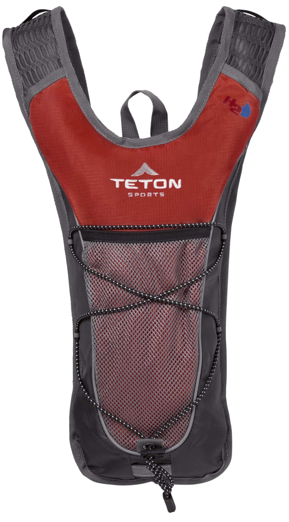 TETON Sports TrailRunner 2 Hydration Pack; 2-Liter Hydration Backpack with Water Bladder; for Backpacking, Hiking, Running, Cycling, and Climbing (Red)