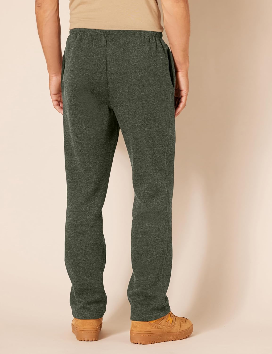 Men's Relaxed Straight Leg Fleece Sweatpants - Open Bottom | Big & Tall Sizes Available