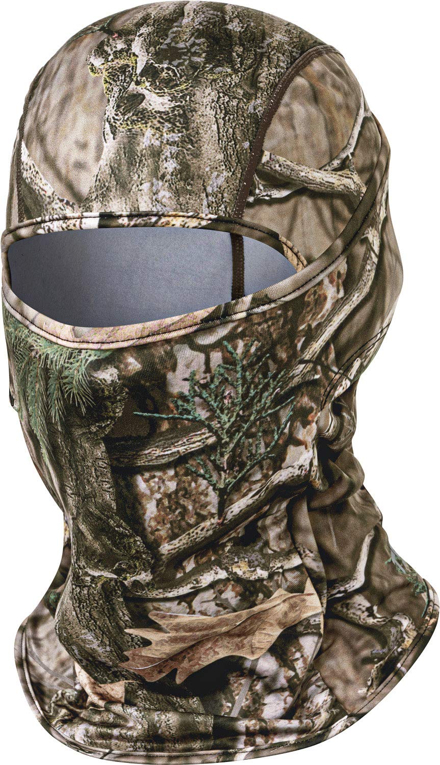 TSLA Thermal Winter Balaclava Face Mask, UV Protection Fleece Lined Ski Mask, Lightweight Windproof Neck Gaiter, Thermal Balaclava Hunting Camo, Large