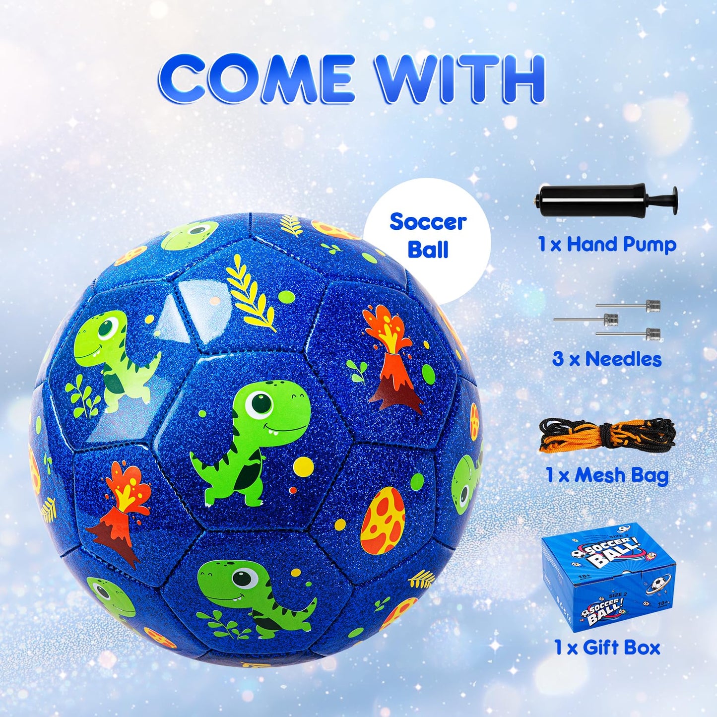 EVERICH TOY Toddler Soccer Ball, Size 2 Soccer Ball Small