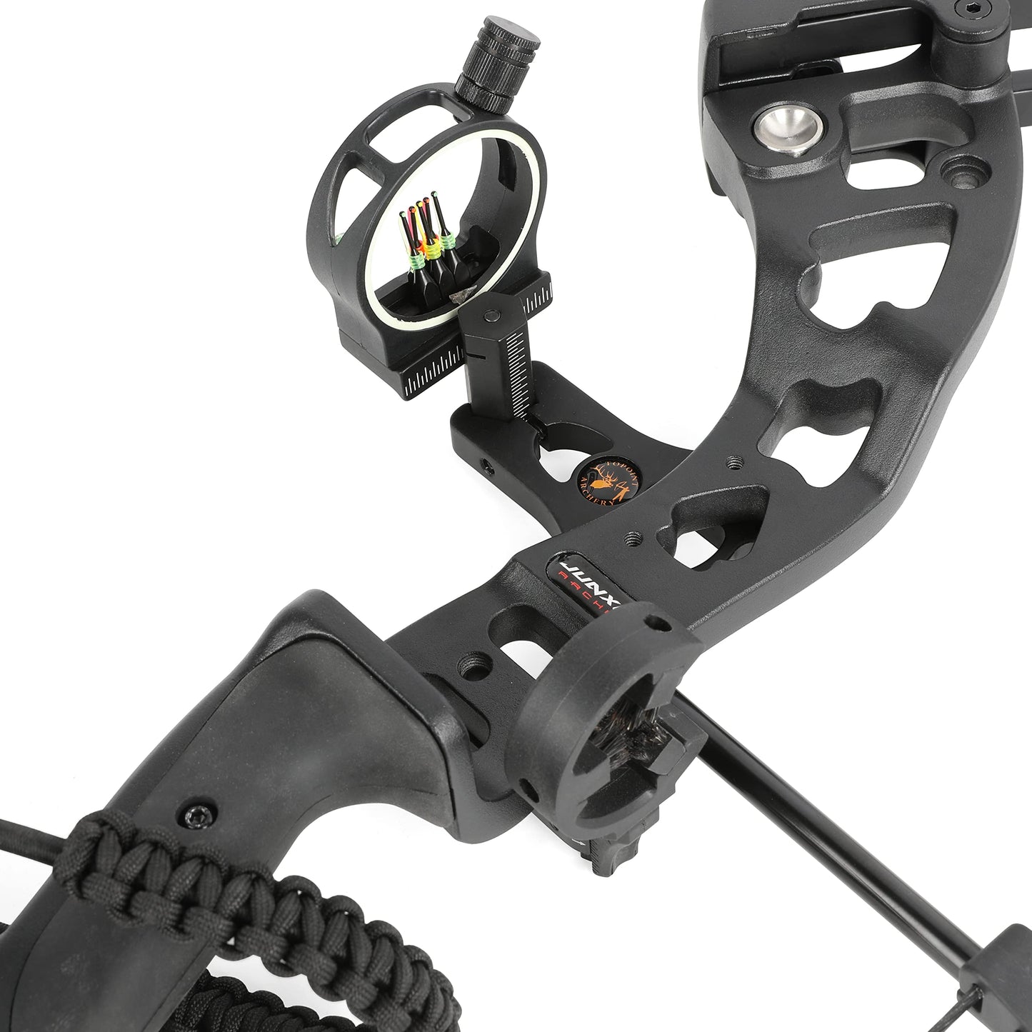 AMEYXGS Archery Compound Bows Kit Draw Weight 30-55 lbs Hunting Bow IBO 310fps Adults Archery with Hunting Accessories - Left Handed&Right Handed (Black, Right Hand)