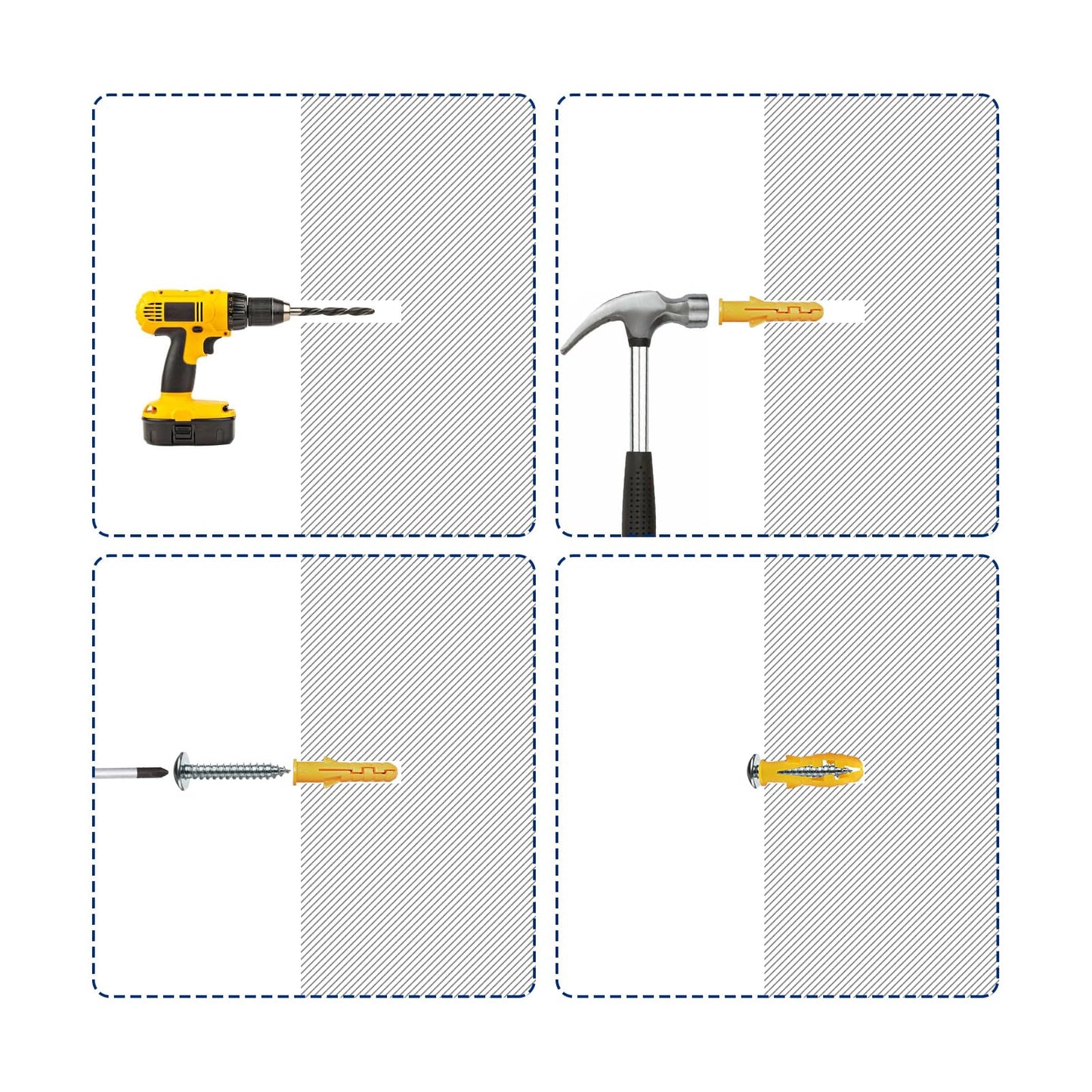 ORIPIK Trail Camera Tree Mount: 360 Degrees Adjustable Game Camera Mount with 1/4 inch Screw, Easy Installation & Compact Sturdy, 3 Pack