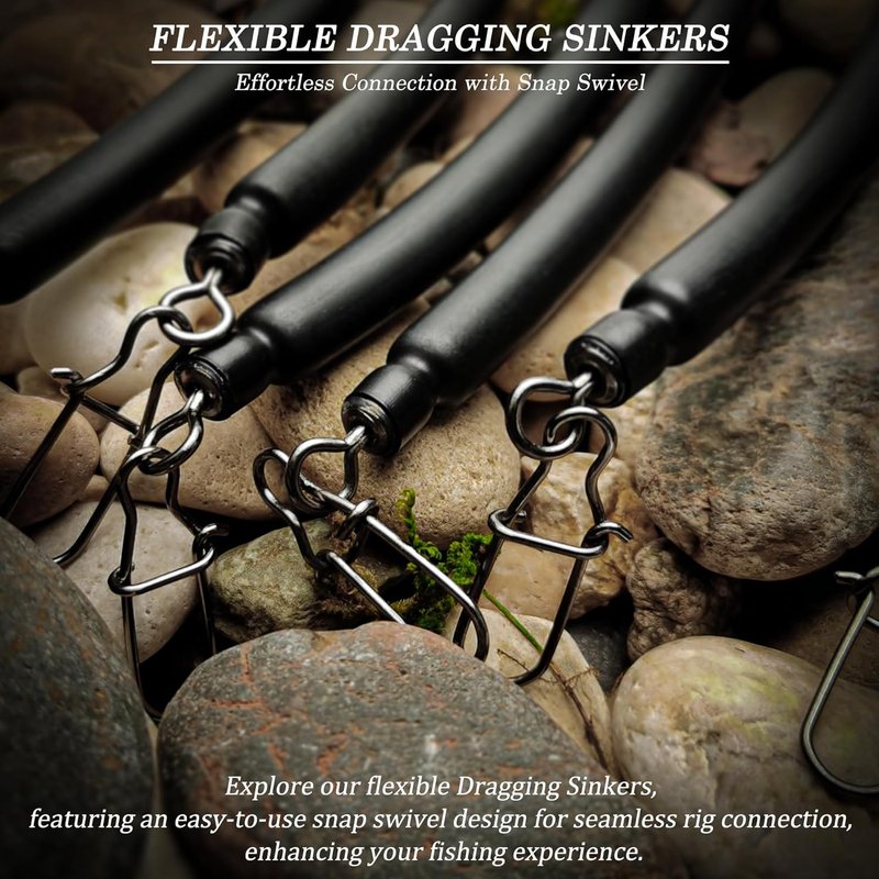Catfish Dragging Weights - No Snag Sinker for Bottom Bouncing & Trolling | Snagless Fishing Tackle Gear
