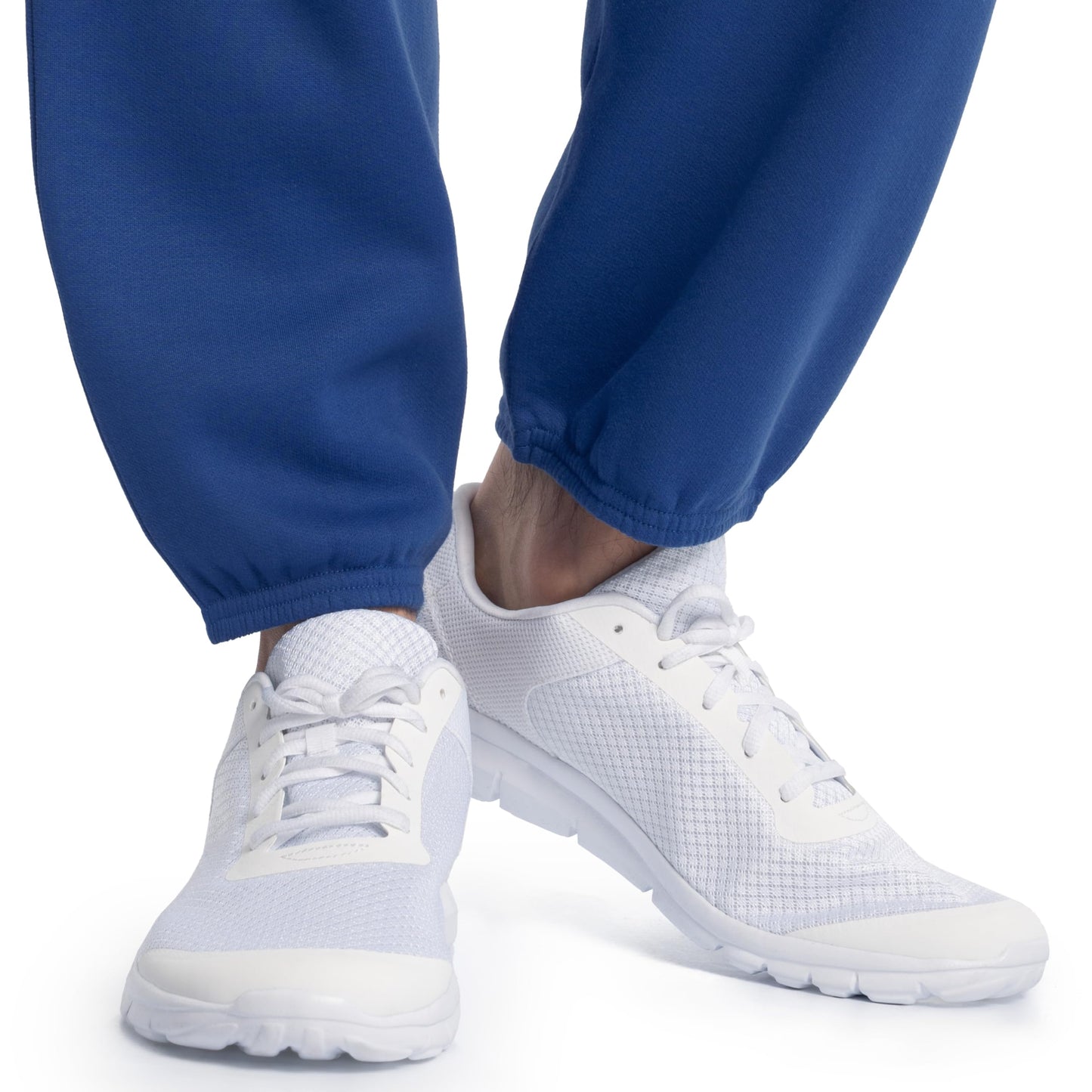 Fruit of the Loom Men's Eversoft Fleece Sweatpants with Pockets, Moisture Wicking & Breathable, Sizes S-4X, Elastic Bottom-Mellow Blue, XX-Large