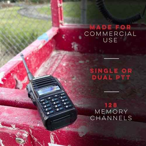 BaoFeng UV-82C Dual-Band 136-174/400-520 MHz FM Ham Two-Way Radio, Transceiver, HT with Battery, Earpiece, Antenna, Charger