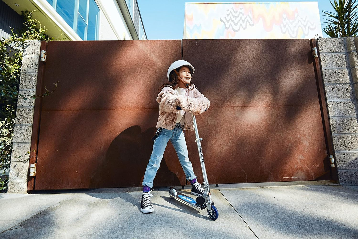 Razor A Model Kick Scooter for Kids Ages 5+ - Lightweight, Foldable, Aluminum Frame, and Adjustable Handlebars